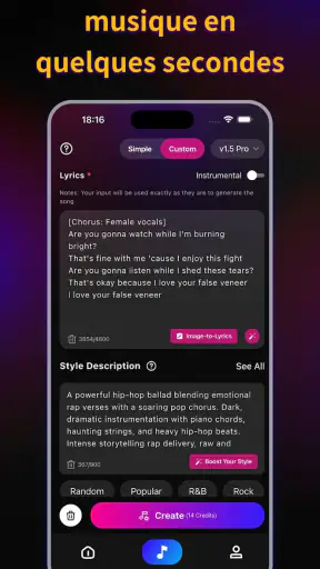 KP - Générateur de musique IA screenshot