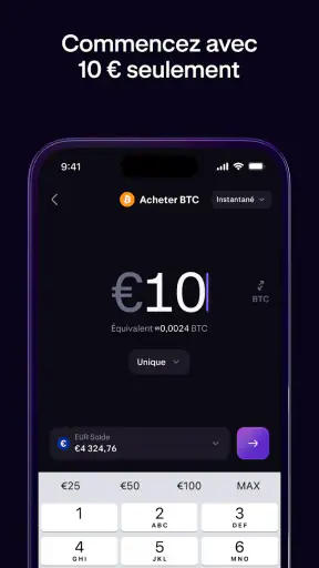 Kraken: Acheter des cryptos screenshot
