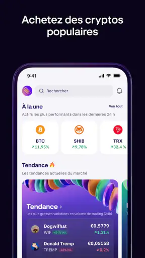 Kraken: Acheter des cryptos screenshot