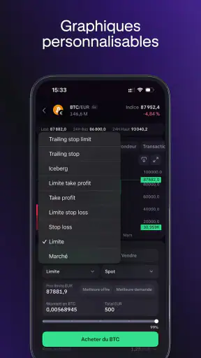 Kraken Pro: Trading de crypto screenshot