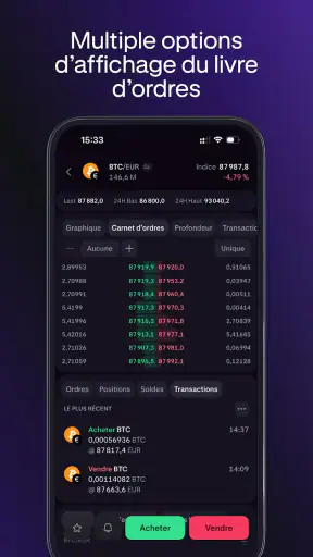 Kraken Pro: Trading de crypto screenshot