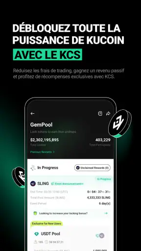 KuCoin : Achat Bitcoin/Crypto screenshot