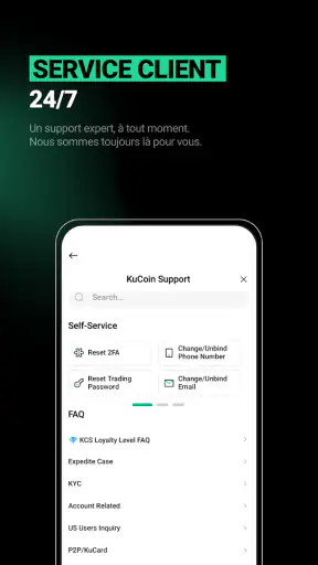 KuCoin : Achat Bitcoin/Crypto screenshot
