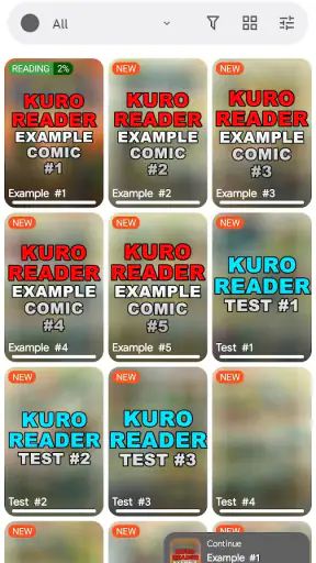 Kuro Reader+ Pro screenshot
