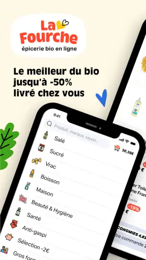 La Fourche - Magasin bio screenshot