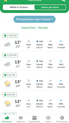 La météo agricole screenshot