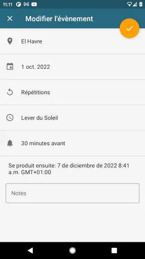 La position du soleil Pro screenshot