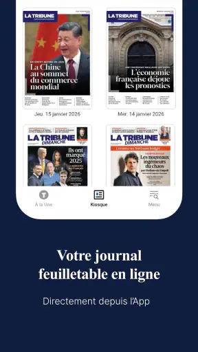 La Tribune screenshot