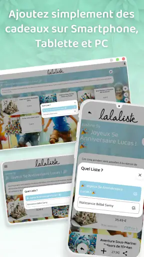 Lalaliste - Liste de Noël screenshot