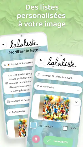 Lalaliste - Liste de Noël screenshot
