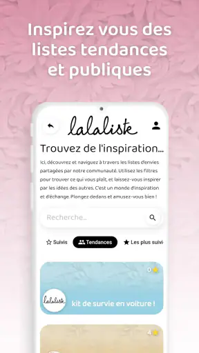 Lalaliste - Liste de Noël screenshot