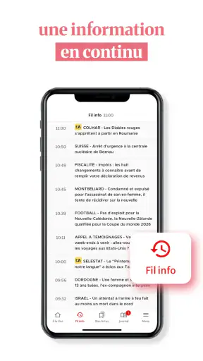 L'Alsace : l'actu en direct screenshot