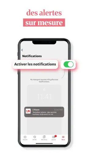 L'Alsace : l'actu en direct screenshot