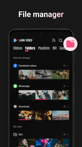 Lark Video: Lecteur Vidéo HD screenshot
