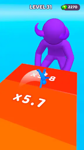 Layer Man 3D : course-collecte screenshot