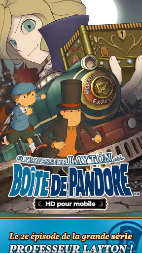 Layton : boîte de Pandore HD screenshot