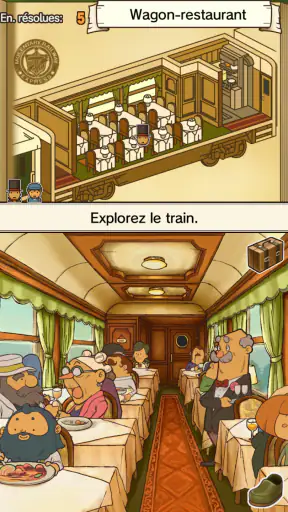 Layton : boîte de Pandore HD screenshot