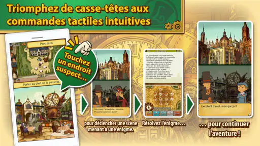 Layton : destin perdu HD screenshot
