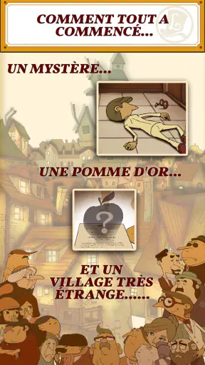 Layton : l'étrange village HD screenshot