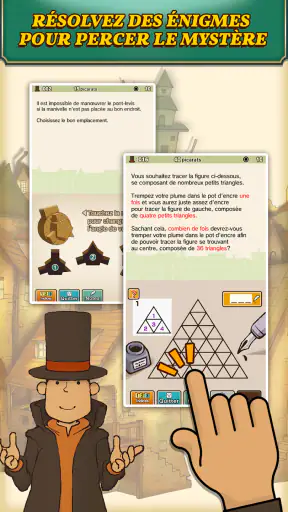 Layton : l'étrange village HD screenshot