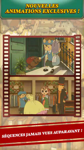 Layton : l'étrange village HD screenshot