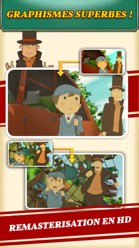 Layton : l'étrange village HD screenshot