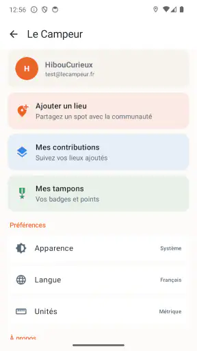 Le Campeur screenshot