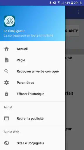 Le Conjugueur screenshot