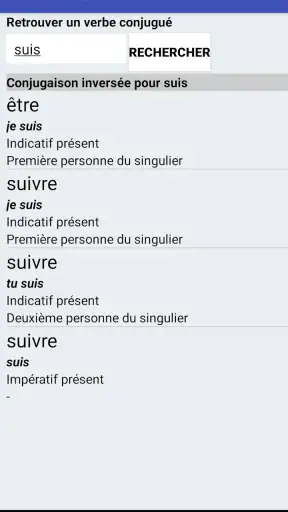 Le Conjugueur Premium screenshot