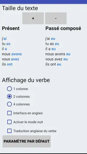 Le Conjugueur Premium screenshot