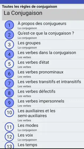 Le Conjugueur Premium screenshot