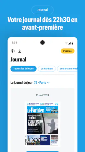 Le Parisien : l'info en direct screenshot