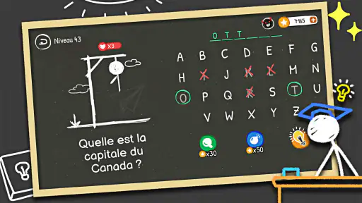 Le Pendu: Jeux a Deux screenshot