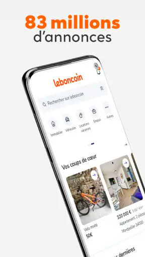 leboncoin, petites annonces screenshot