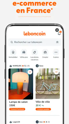 leboncoin, petites annonces screenshot