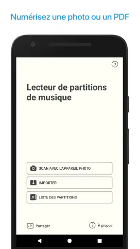 Lecteur de partitions musique screenshot