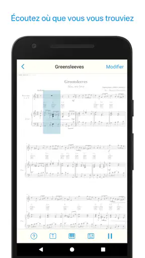 Lecteur de partitions musique screenshot
