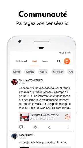 Lecteur de podcast - Castbox screenshot