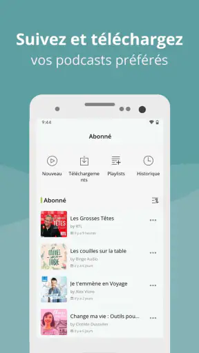 Lecteur de podcast -Podbean screenshot