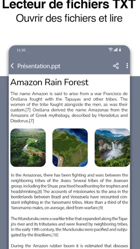 Lecteur de tous les documents screenshot