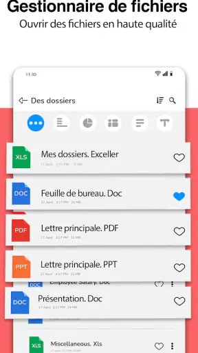 Lecteur de tous les documents screenshot