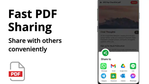 Lecteur PDF - PDF, DOCX, XLSX screenshot