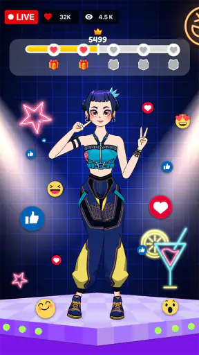Left or Right: Star Girl Style screenshot