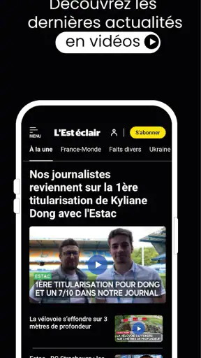 L’Est éclair  – Actu en direct screenshot