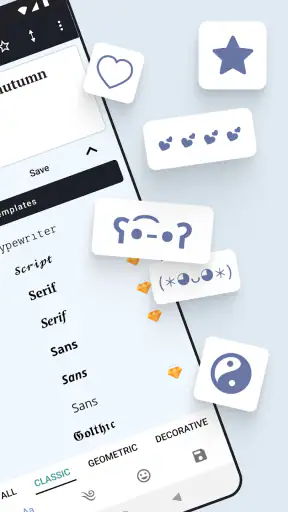 Lettre Fonts - Texte Stylisé screenshot
