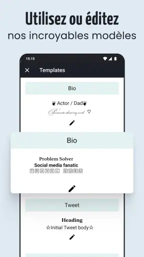 Lettre Fonts - Texte Stylisé screenshot