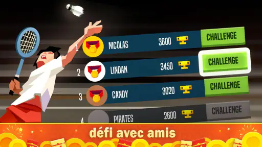 Ligue de badminton screenshot