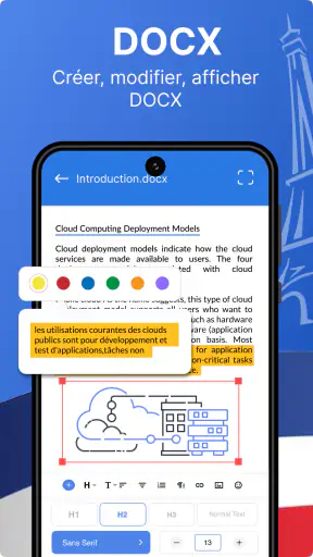 Lire la DOC - DOCX, XLSX, PDF screenshot