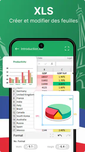 Lire la DOC - DOCX, XLSX, PDF screenshot