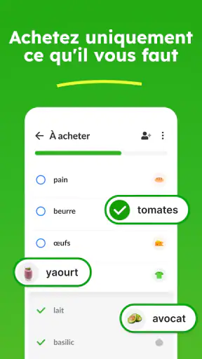 Liste de courses - Listonic screenshot